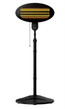 CECOTEC Estufa Halógeno Exterior PIE 05359 - Estufa de diseño elegante para exteriores.