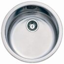 TEKA FREGADERO ERC 1C INOX REDONDO 45CM - Fregadero de acero inoxidable moderno