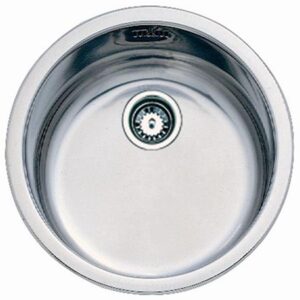 TEKA FREGADERO ERC 1C INOX REDONDO 45CM - Fregadero de acero inoxidable moderno