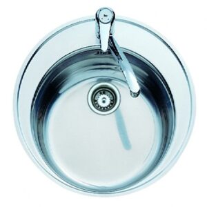 TEKA FREGADERO CENTROVAL 1C INOX - fregadero de acero inoxidable moderno