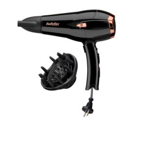 BABYLISS SECADOR D373E 2000W negro con diseño moderno
