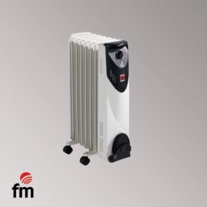 FM Radiador de Aceite RW15 1500W con 7 elementos y humidificador