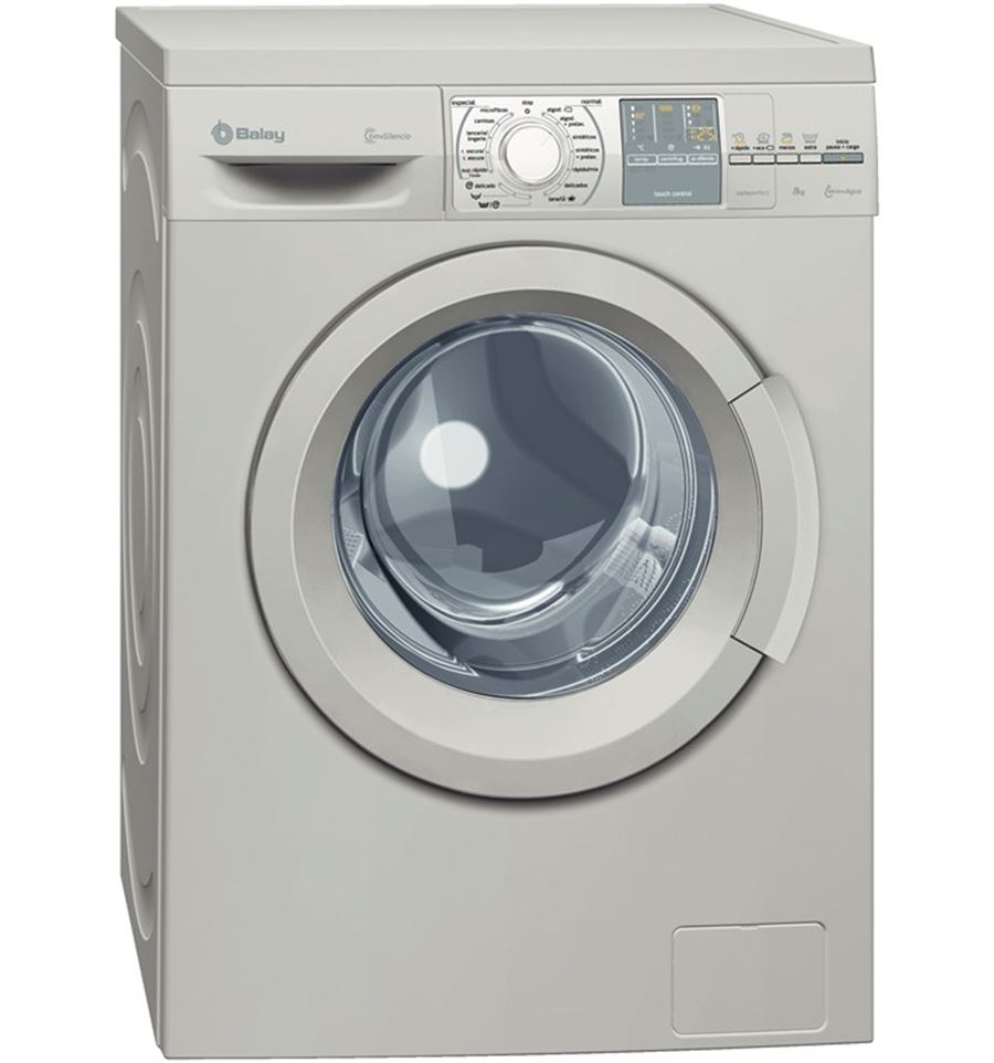 BALAY LAVADORA 3TS984X INOX 8KG - Lavadora frontal en acero inoxidable