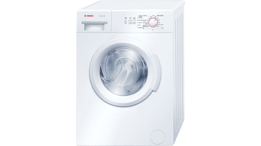 BOSCH LAVADORA WAB20066EE blanca frente con diseño moderno