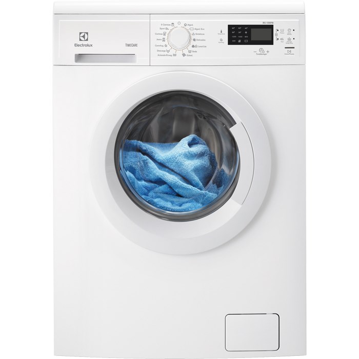 Lavadora Electrolux EWF1281EOW 8KG con carga frontal y diseño moderno