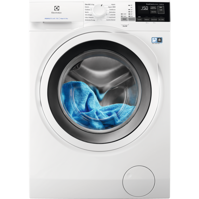 ELECTROLUX LAVADORA/SECADORA EW7W4862LB 8KG con acabado blanco
