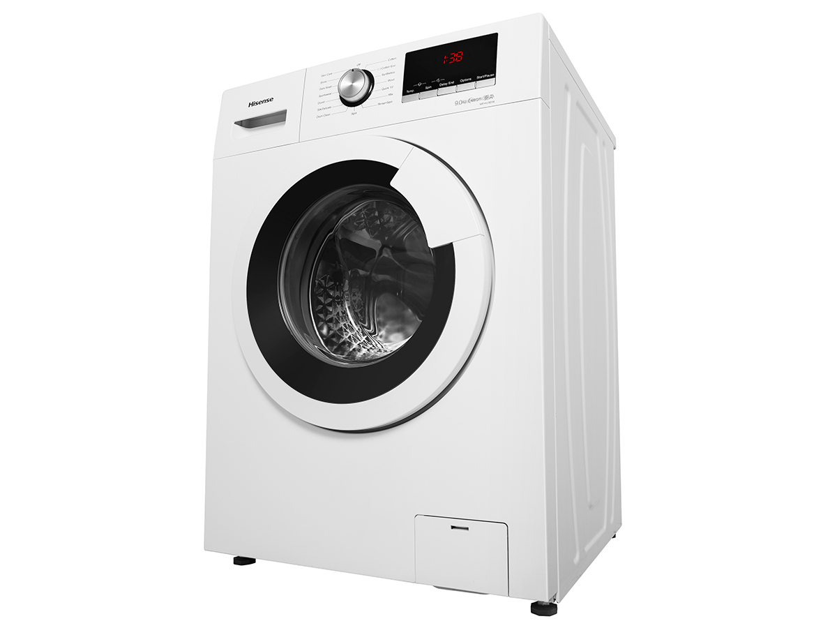 HISENSE LAVADORA WFHV9014 C/F 9KG 1400RPM A+++ en color blanco