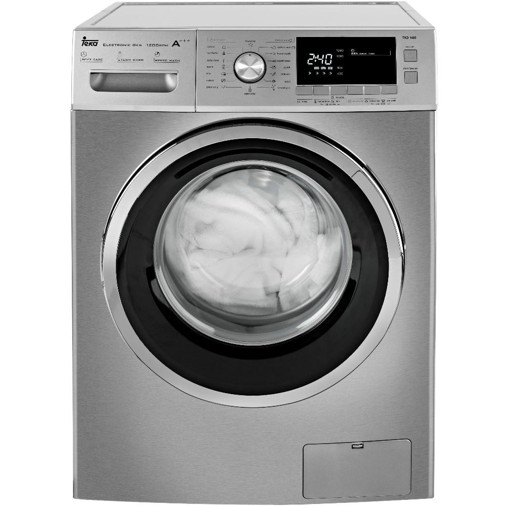 TEKA LAVADORA TKD-1480 8KG 1400RPM - Lavadora de acero inoxidable