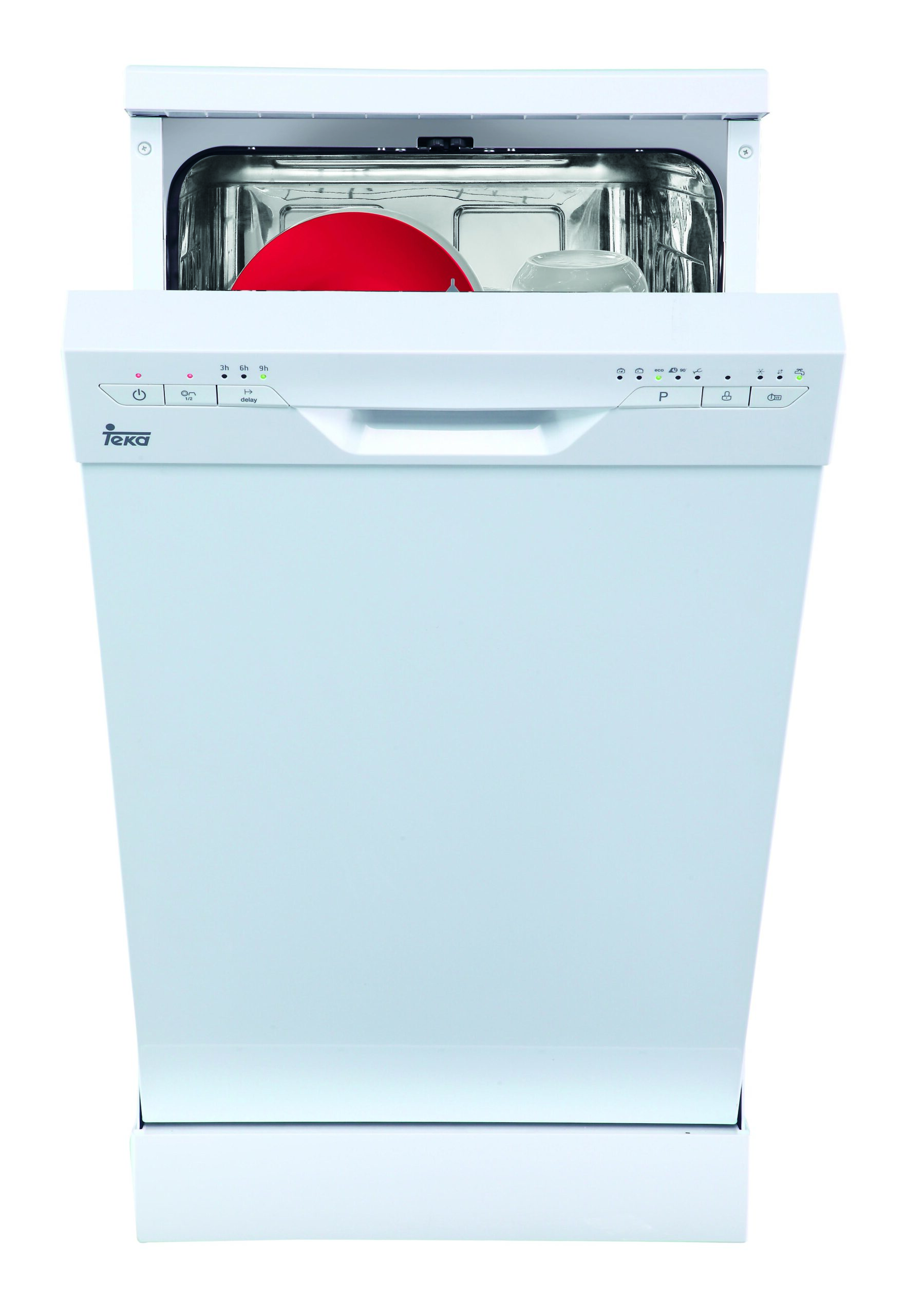 TEKA LAVAVAJ LP8 410 Blanco - Lavavajillas de 45cm con diseño elegante
