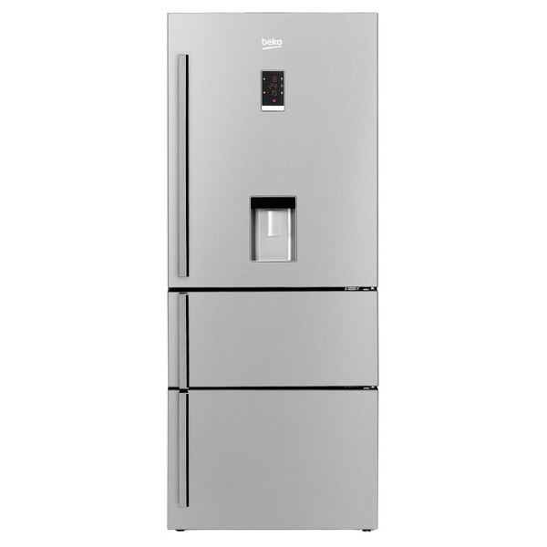 BEKO FRIGO CN151920DX en acero inoxidable, moderno y funcional