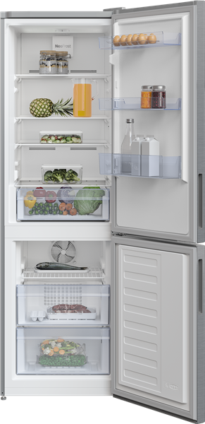 BEKO FRIGO RCNA366K34XBN Titanio - Frigorífico Combi No-Frost 185x60