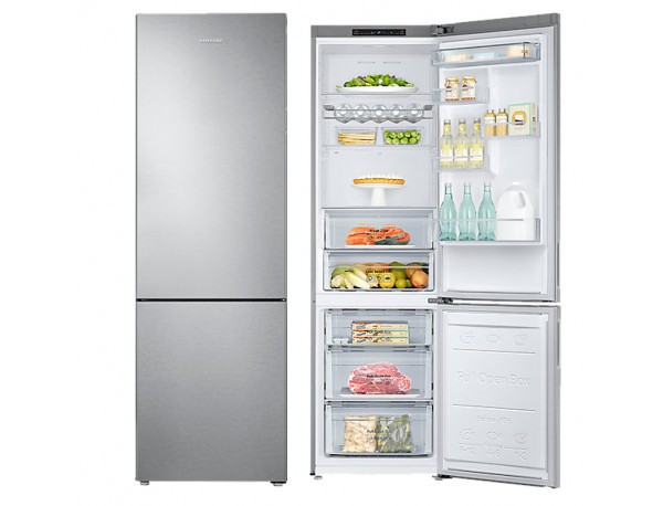 SAMSUNG FRIGO RB37J502MSA Inox, frigorífico combi No-Frost con diseño moderno