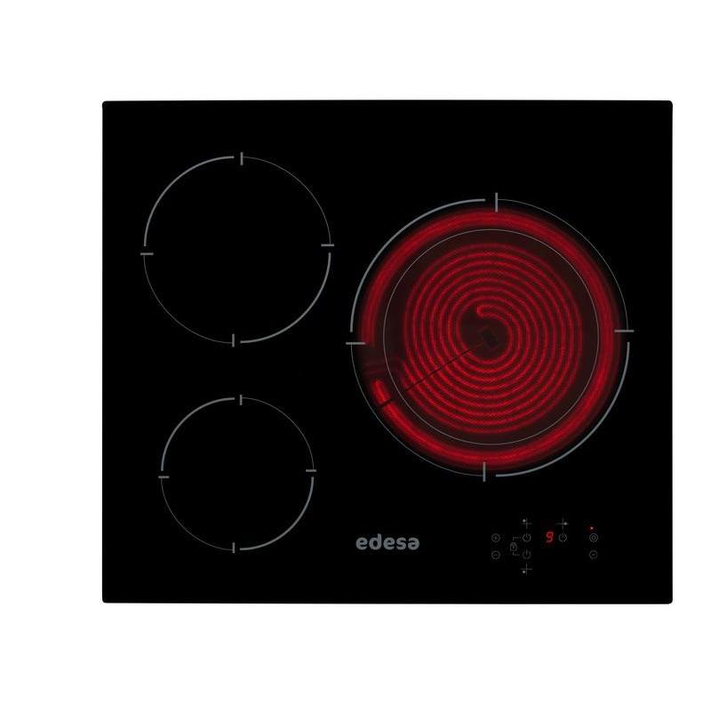 EDESA ENCIMERA EPV3320S - Encimera vitrocerámica independiente con diseño biselado