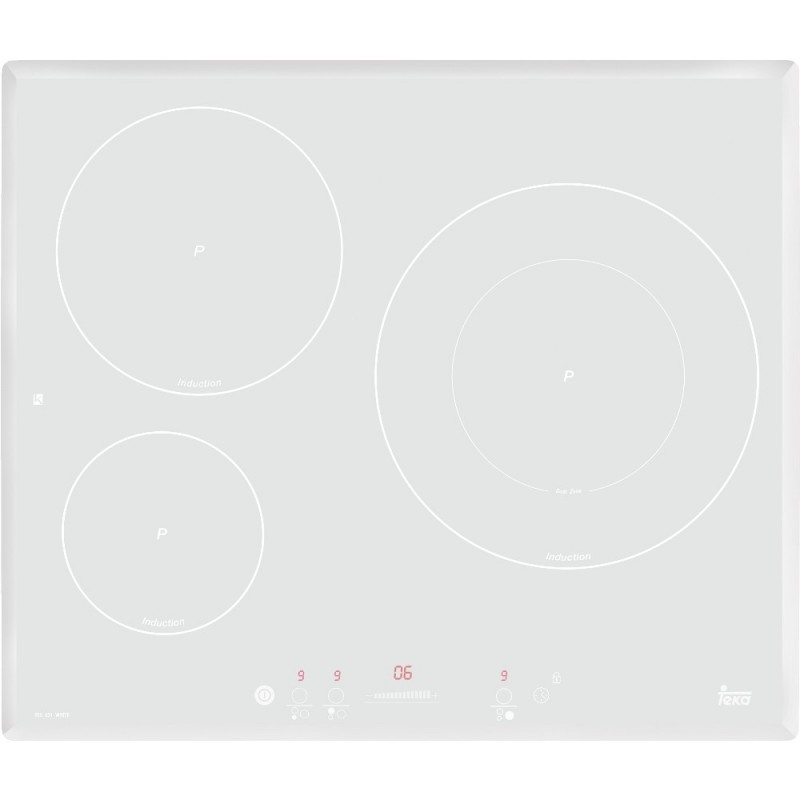 TEKA ENCIMERA IRS631WHITE 3F 28CM INDUCCION SLIDER - Encimera de inducción moderna y eficiente
