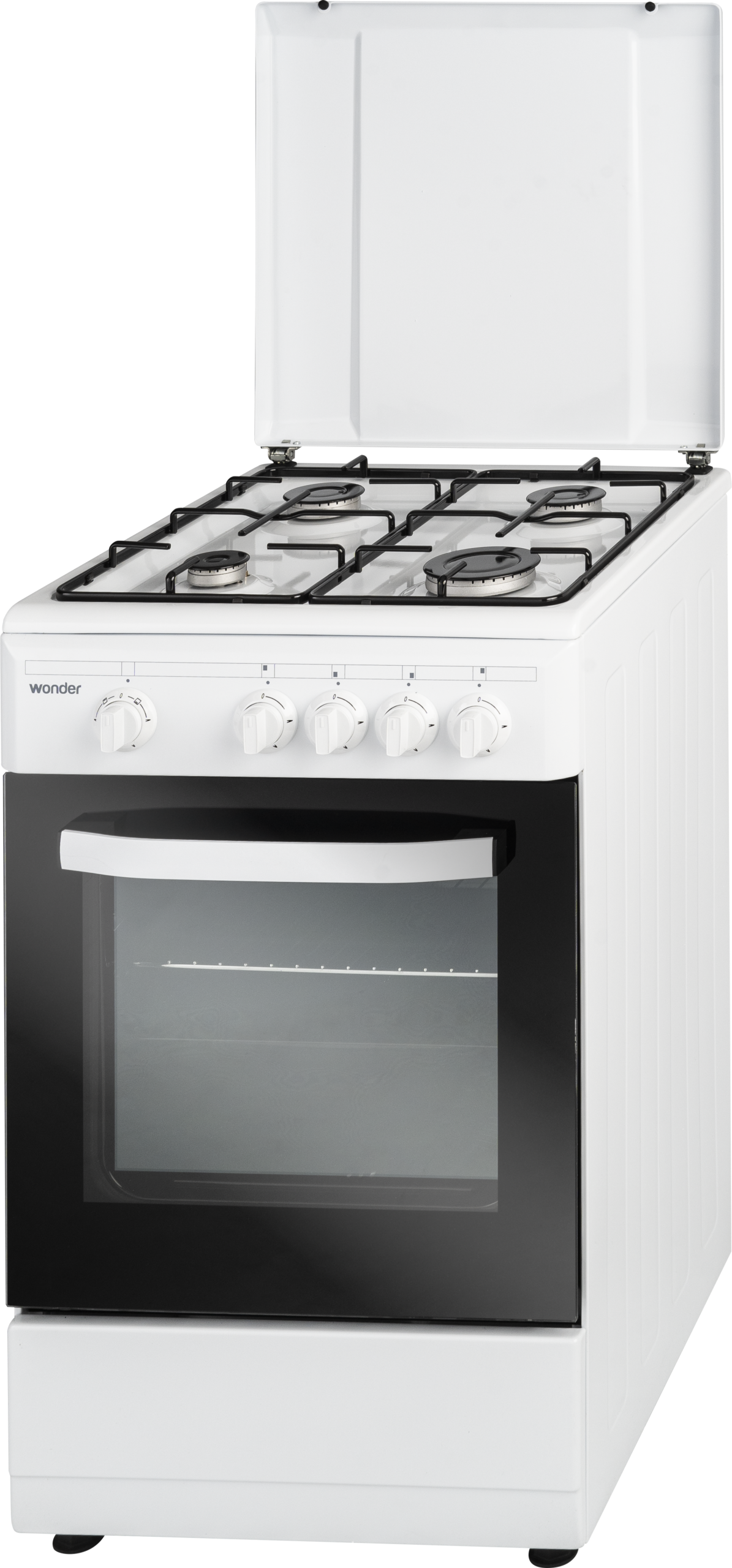 Cocina Gas WONDER COCINA WDK0850604B blanca con 4 fuegos