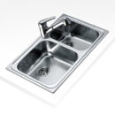 Fregadero TEKA Classic 2C 80 - Acero inoxidable y diseño elegante