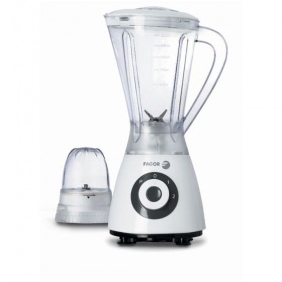 FAGOR BATIDORA DE VASO BV415 - Batidora de vaso de plástico con capacidad de 1.5L y motor de 400W.