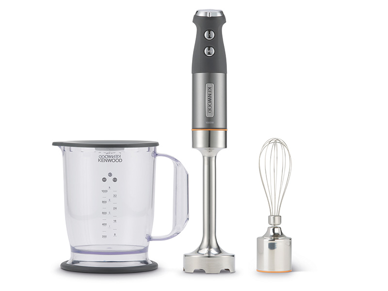 KENWOOD BATIDORA HDM800SI - Batidora de varilla de acero inoxidable con accesorios
