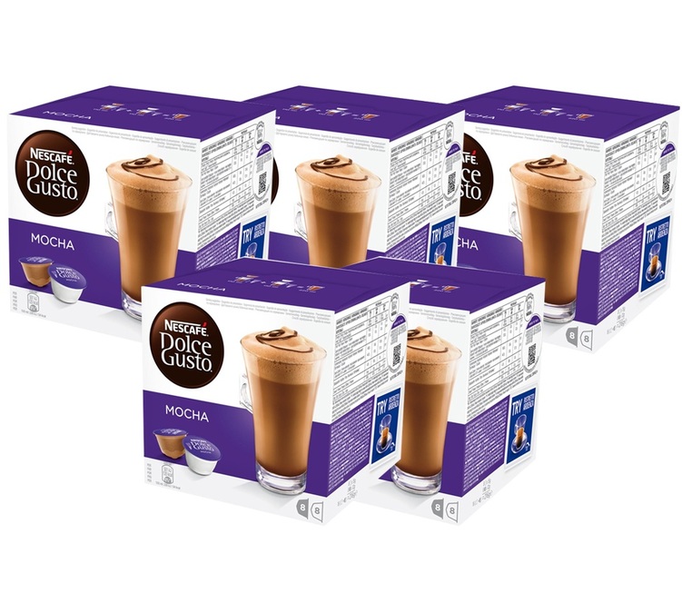 PACK DOLCE GUSTO MOCHA 16/U - Cápsulas de café con sabor intenso y cremoso