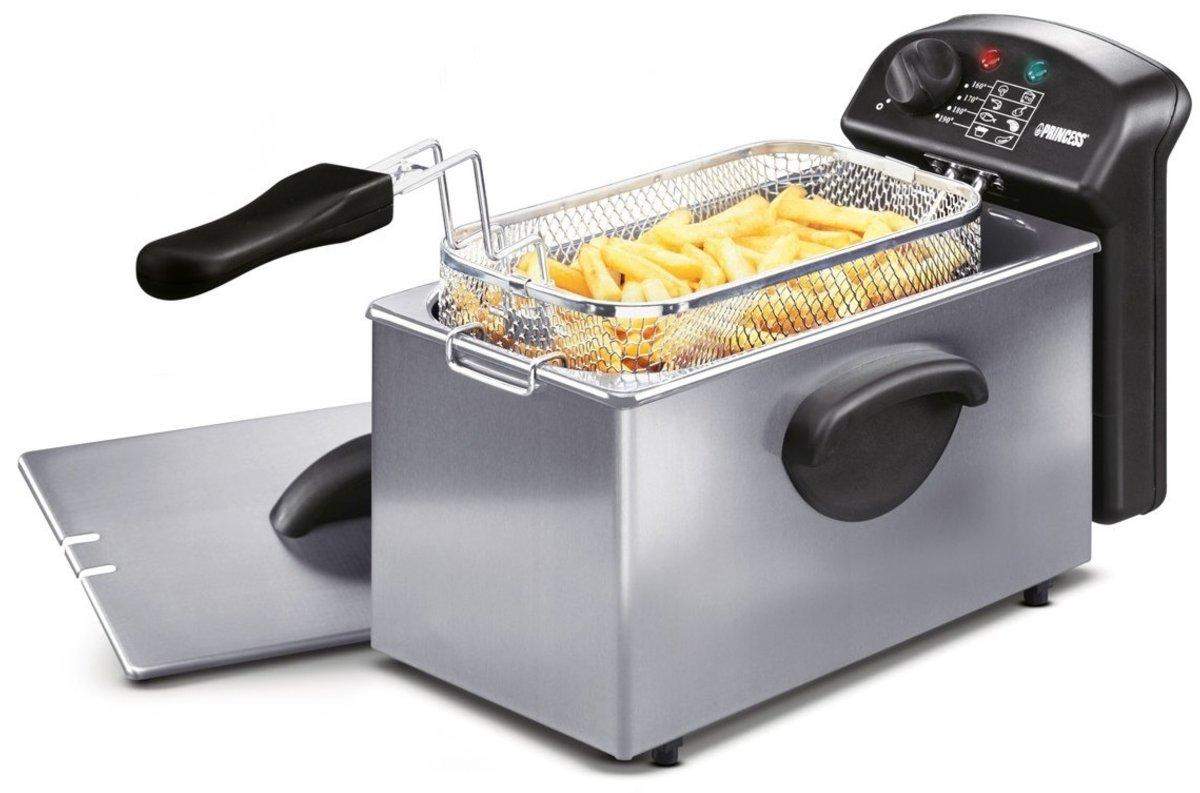Freidora PRINCESS 182606 3L de acero inoxidable con diseño moderno