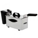 Freidora ORBEGOZO FDR16 1500/W de acero inoxidable, ideal para cocina saludable.