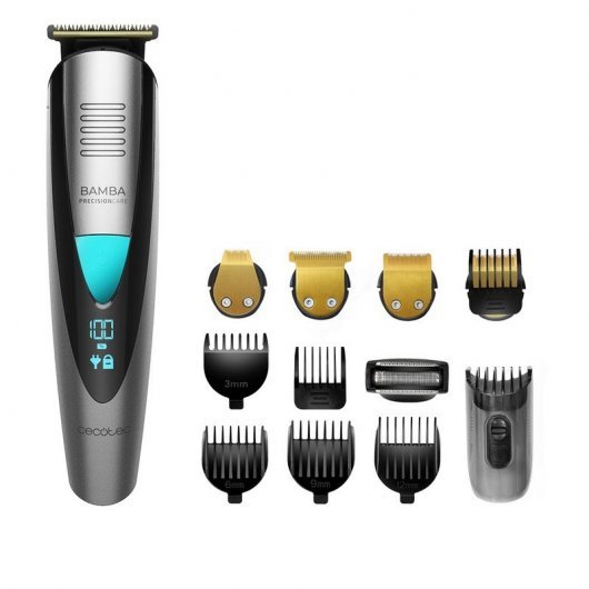 CECOTEC BARBERO Bamba PrecisionCare Multi 5en14220 - Cortapelos eléctrico con diseño ergonómico