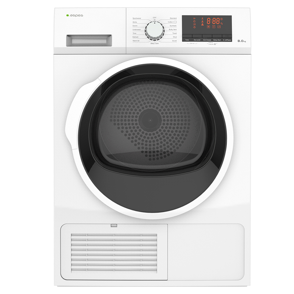 ASPES SECADORA ASC18B 8KG - Secadora de condensación eficiente y moderna