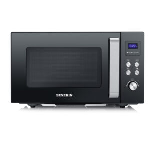 SEVERIN MICROONDAS 25LITROS negro y acero, moderno y elegante.