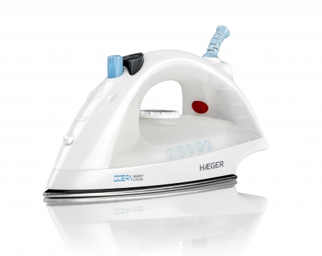 HAEGER PLANCHA SI-200.001A OCEAN BURST 2000W - Plancha de vapor eficiente en color Ocean Burst