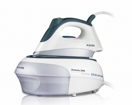 HAEGER CENTRO PLANCHADO SS-24S.005A - Centro de planchado compacto y eficiente