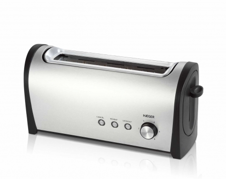HAEGER TOSTADOR TO-100.002C INOX DREAM - Tostador elegante en acero inoxidable