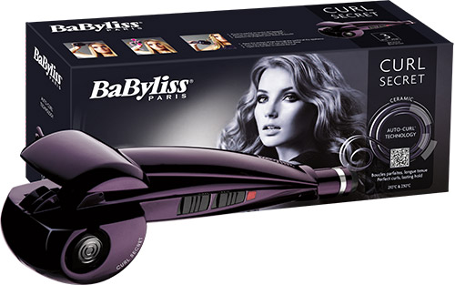 BABYLISS RIZADOR C1100E negro con diseño moderno y elegante