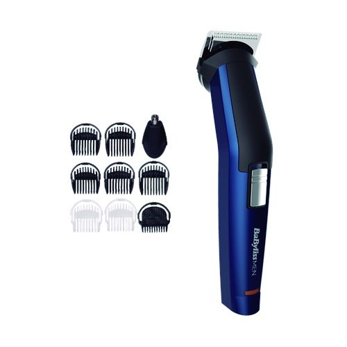 Cortapelo BABYLISS 7255PE Multiusos 10 en 1 Azul con diseño moderno
