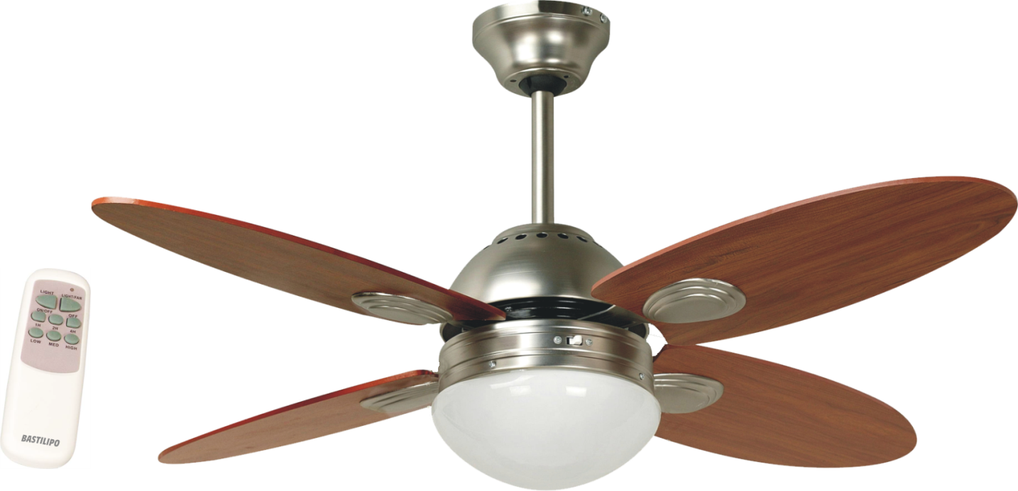 BASTILIPO Ventilador Techo Bermeo Níquel 105cm - elegante y moderno