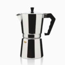 HAEGER Cafetera Moka Pot Inox 6 Tazas - Diseño elegante y funcional