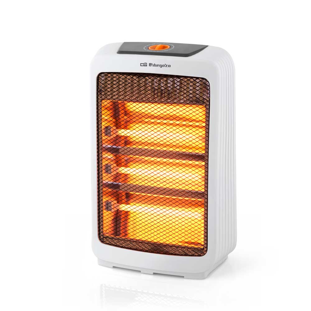 Estufa ORBEGOZO BP3300 1200W con diseño compacto y funcional