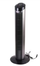 ROMO Ventilador Torre RO-VT50 elegante color silver en un entorno moderno