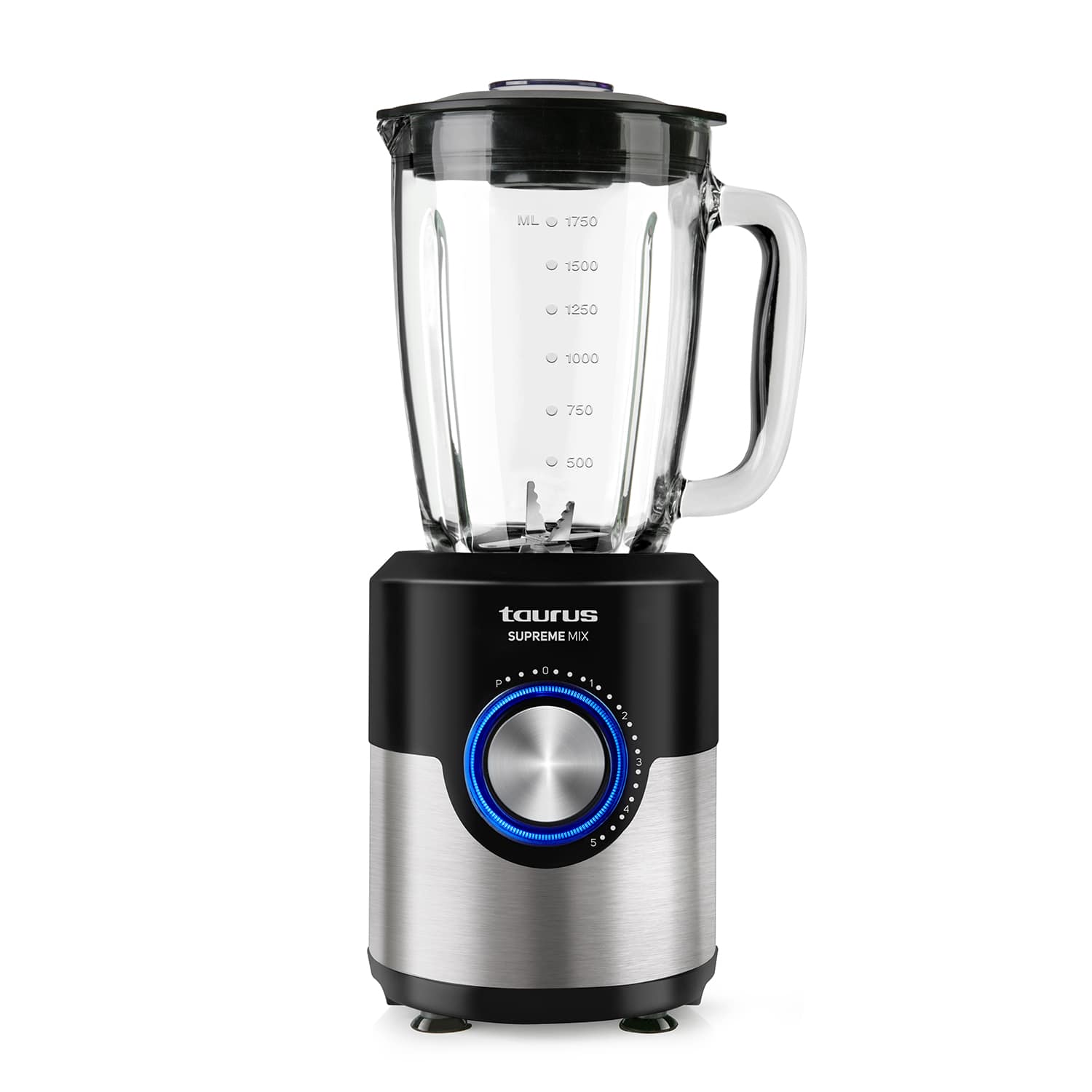 TAURUS BATIDORA VASO SUPREME 1200W - Batidora de vaso con diseño moderno y capacidad de 1.75L