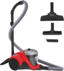 HOOVER ASPIRADOR HP310 Trineo Sin Bolsa Ciclonic, aspirador azul en acción