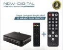 SYTECH TDT N DIGITAL T2 01S HD SENIOR - Receptor TDT compacto y fácil de usar