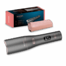 CECOTEC RIZADOR BAMBA SURFCARE 750 en color negro y detalles en plata, ideal para rizos duraderos.