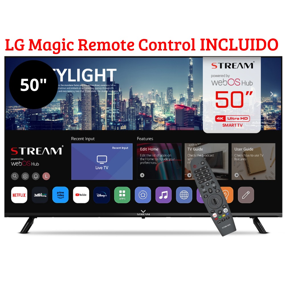 STREAM SYSTEM LED WSTRU5024TEX 50" - Televisor 4K con pantalla LED