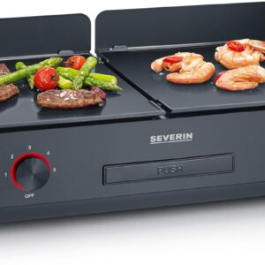 SEVERIN PLANCHA ASAR PG8569 - Plancha de asar eléctrica con dos placas