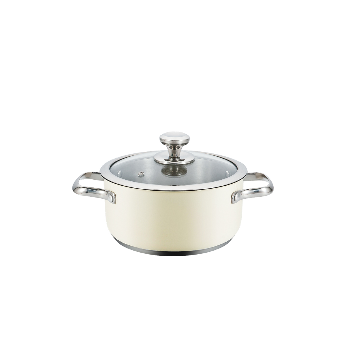 HAEGER OLLA INOXIDALE PA-20H.007A 20cm con tapa de cristal
