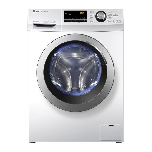 HAIER LAVADORA HW70-BP14636 7KG BLANCA vista frontal