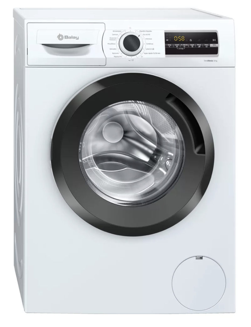 BALAY LAVADORA 3TS973BE 8kg 1200 rpm, Blanco