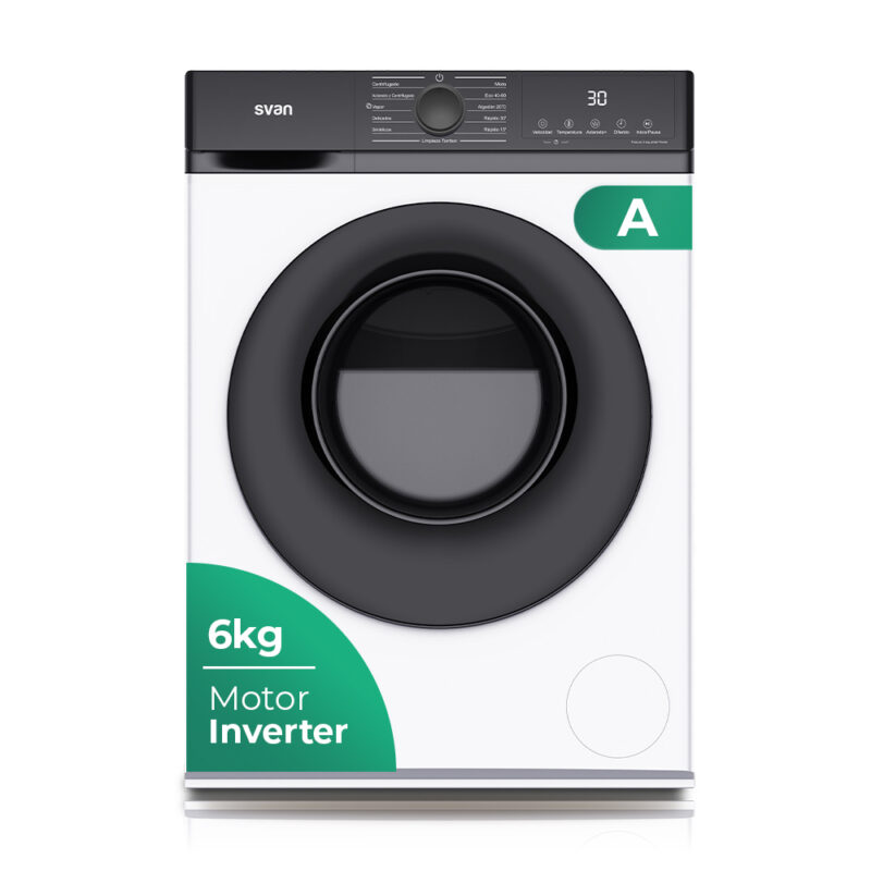 SVAN LAVADORA SL6203AIDV 6Kg 1200RPM A Inverter