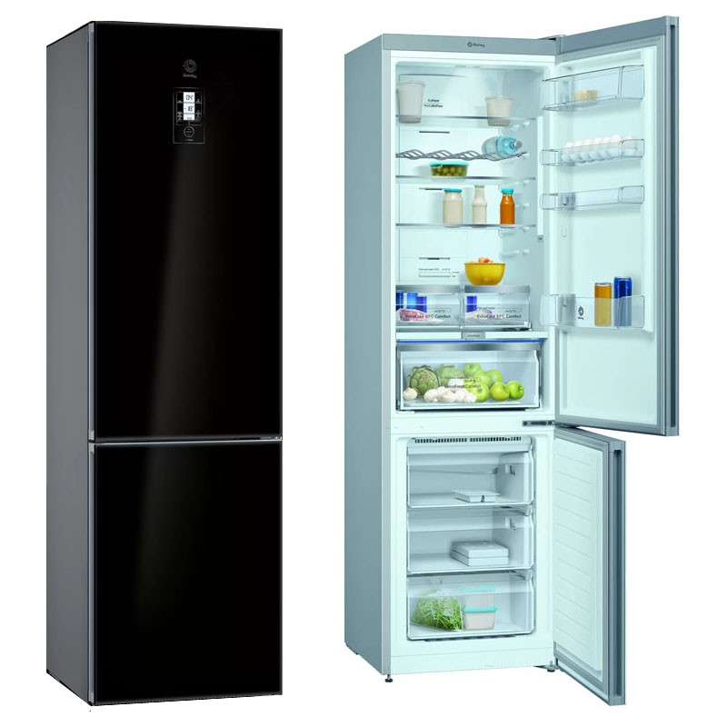 BALAY FRIGO 3KFE768BI CRISTAL NEGRO N/F 203X60 A++