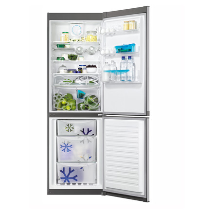 ZANUSSI FRIGO ZRB34315XA COMBI 185x60 INOX A++
