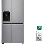LG FRIGO GSL761PZUZ 179X91 INOX C/DIS. AMERICANO